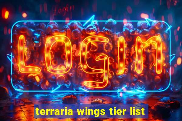 terraria wings tier list